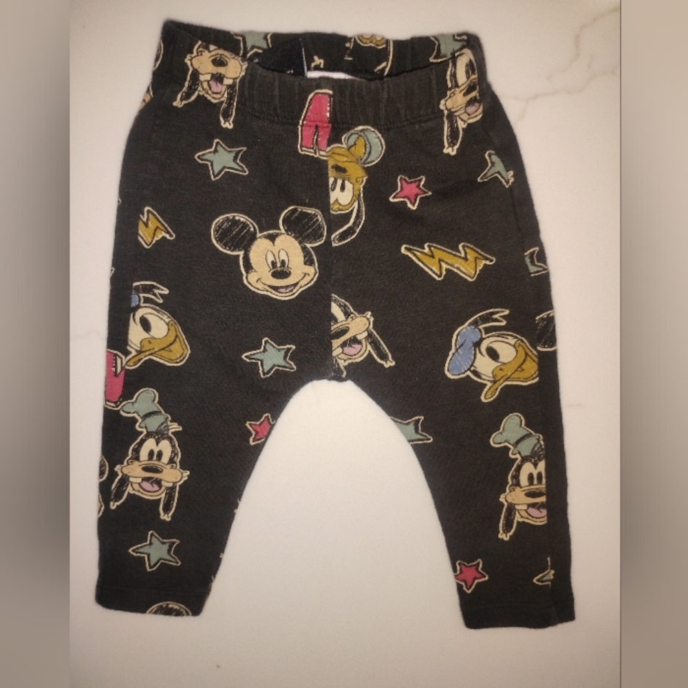 Zara Disney Character Print Baby Pants Size 6-9mo
